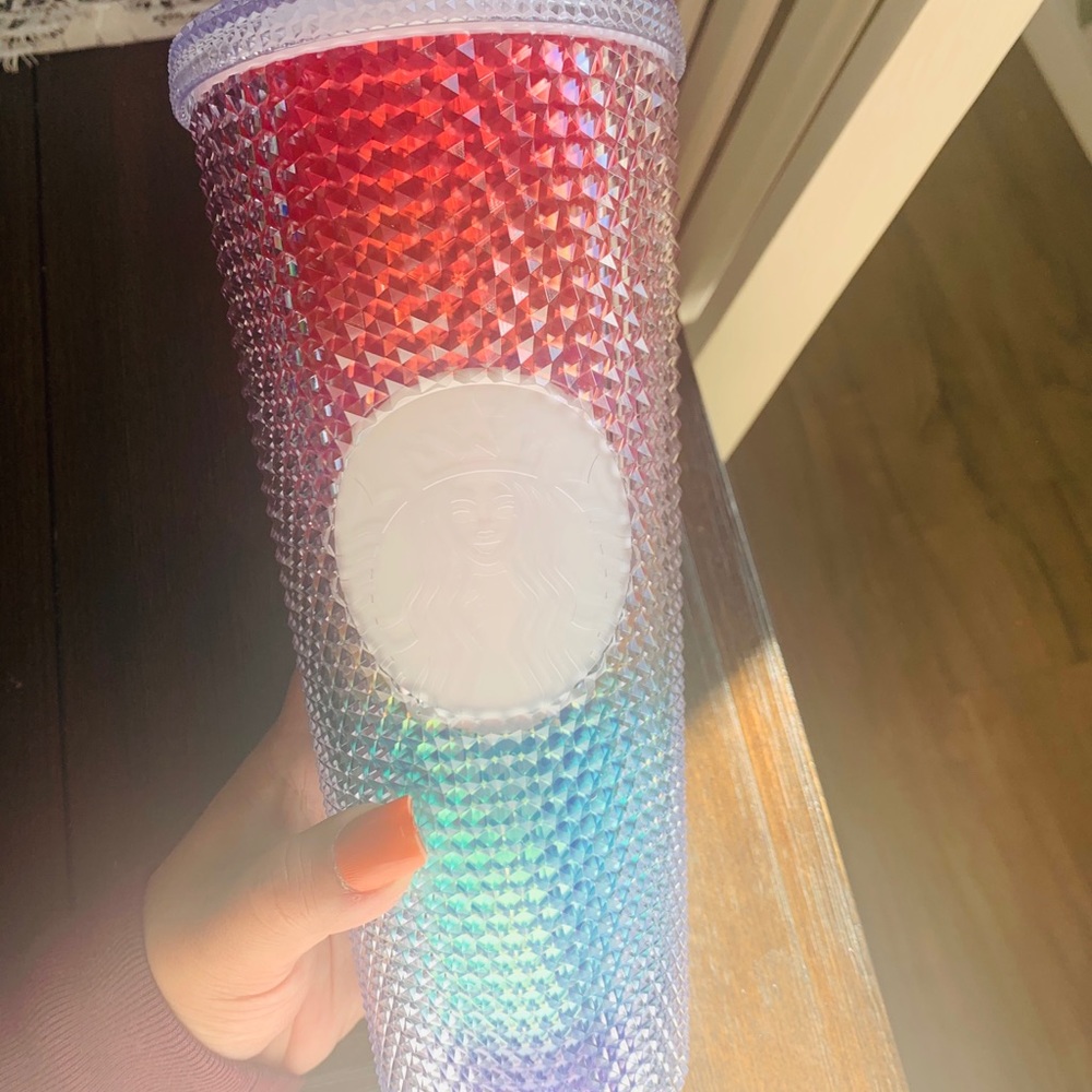 Limited edition Starbucks studded pride cup